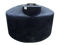 Norwesco Vertical Water Storage Tank (Black) - 1100 Gallon