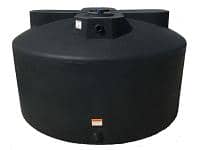 Norwesco Vertical Water Storage Tank (Black) - 1075 Gallon