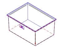 Duracast Rectangular Open Top Aquaculture Tank - 180 Gallon