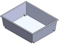 Custom Roto-Molding 200 Gallon Rectangular Containment Tank