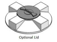 Custom Roto-Molding Open Top Tank Lid - 36 Inch