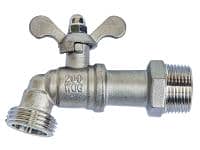 3/4" Stainless Steel Spigot - 75 Degree Kink