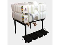 Rhino 45/45 Gallon Horizontal Gravity Feed Tank System