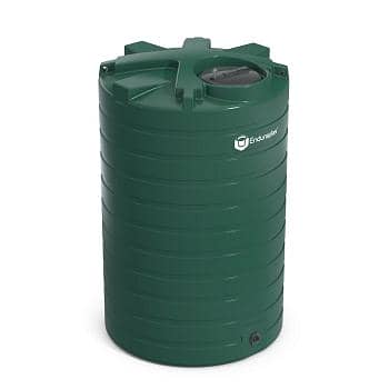 Enduraplas Ribbed Vertical Rainwater Tank - 1100 Gallon 1